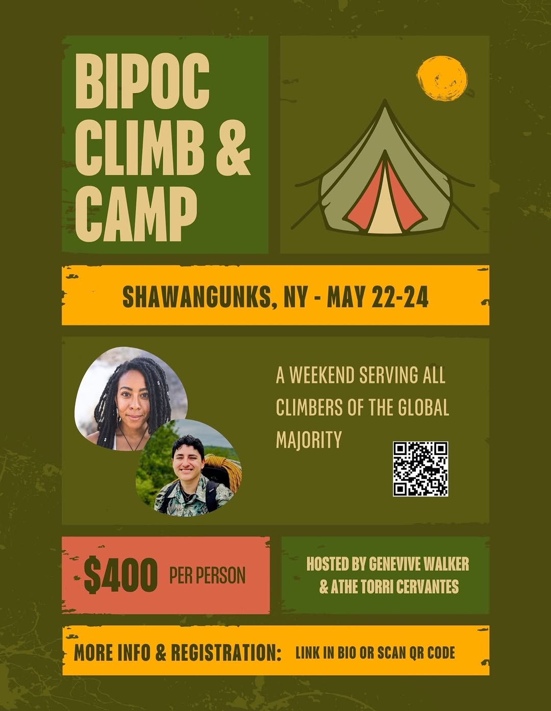 BIPOC Climb & Camp Weekend at MetroRock Bushwick