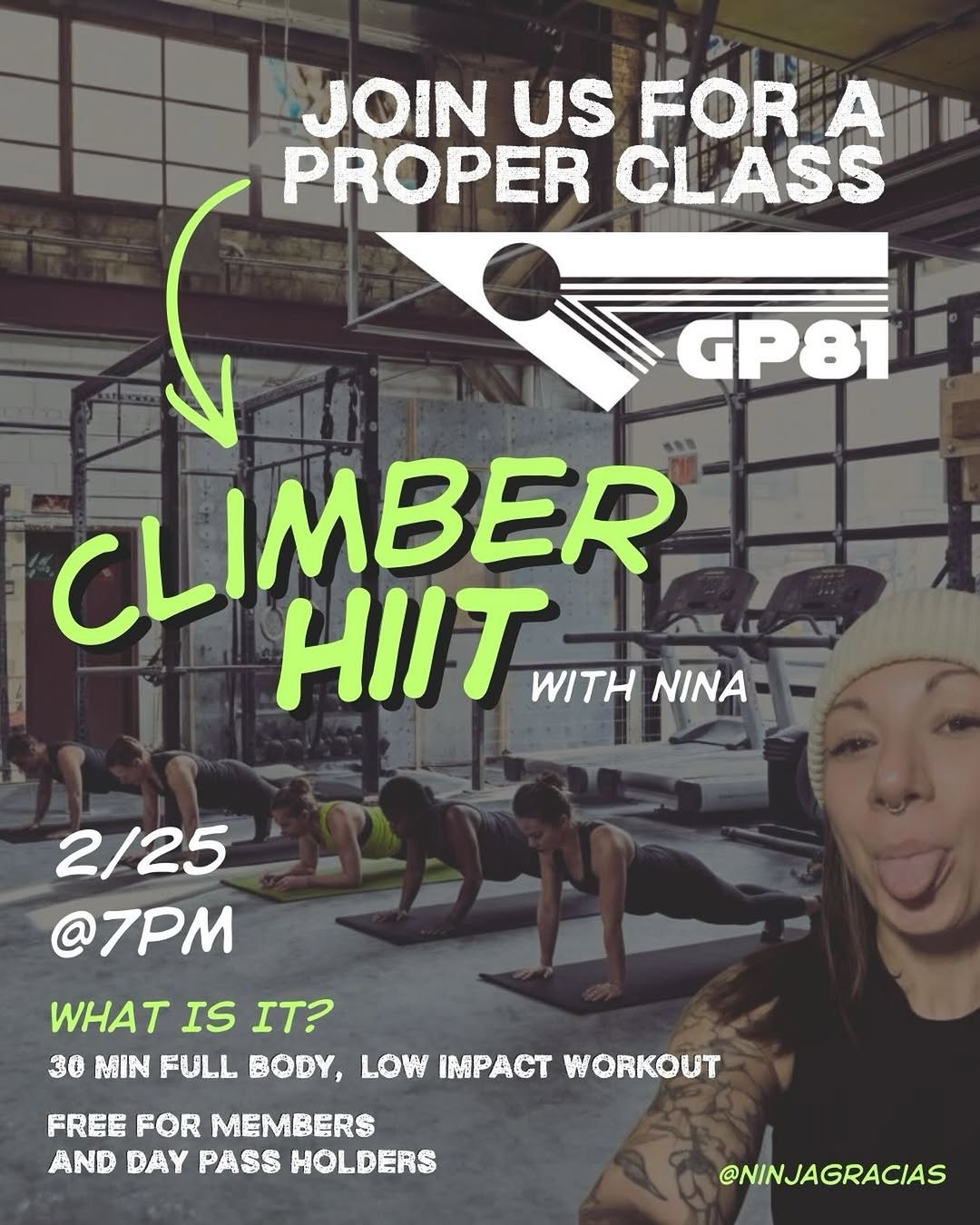 Climber HIIT Classes at GP81