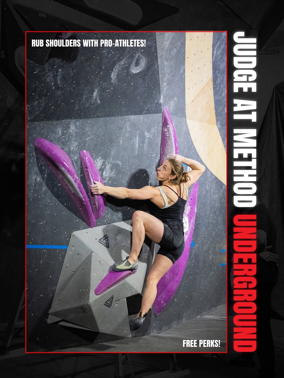 MUG Competition - Judge Volunteers at Method Climbing