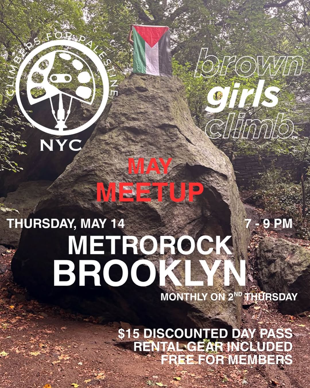 C4P & Brown Girls Climb Meetup at MetroRock Bushwick