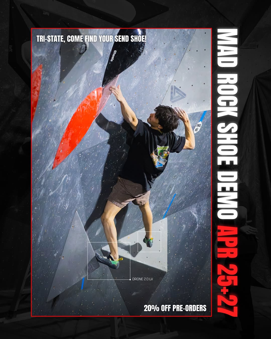 Mad Rock Climbing Shoes Demo at Method Climbing