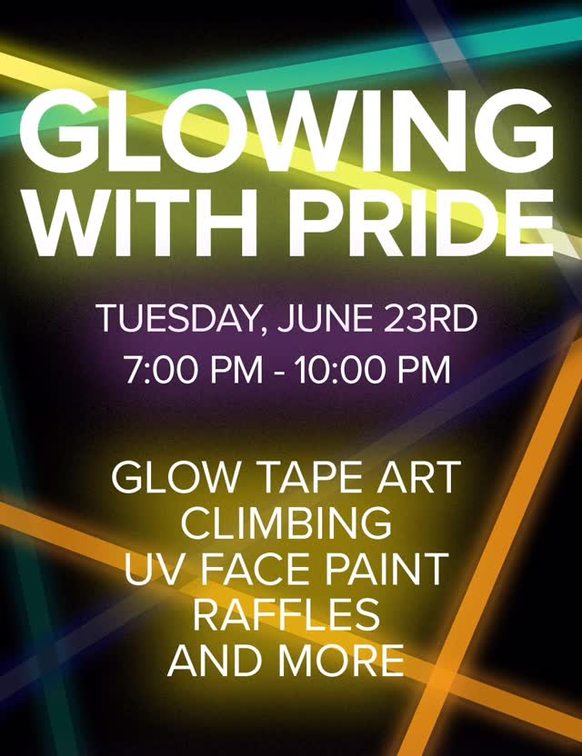 Glowing with Pride: A Neon Celebration at VITAL Climbing Gym — West Harlem